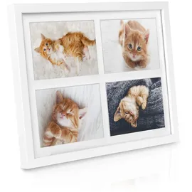 bomoe Bilderrahmen Galeria Weiß 10x15 cm 4er Set