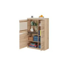Möbel Kraft Highboard 86 x 131 x 40 cm Mehrfarbig