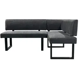 byLIVING Eckbank VANCOUVER ¦ schwarz ¦ Maße cm B: 181,5 H: 86