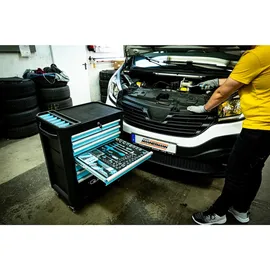 Brüder Mannesmann Werkzeuge Quantool Werkstattwagen Q25160