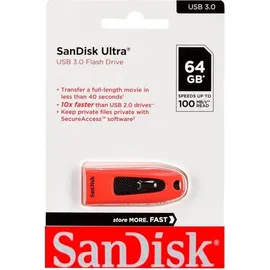 SanDisk Ultra 64 GB rot USB 3.0