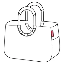 Reisenthel Loopshopper L frame twist coffee