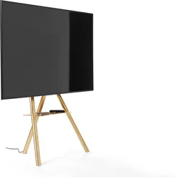 Cartesio Ständer für eine Tafel oder einen Bildschirm goldfarben