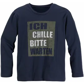 AUTHENTIC LE JOGGER Pyjama in marine-anthrazit, | Gr. 134/140,