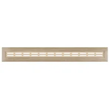 HEXIM Heizkörperverkleidung MDF HDF 90x17 cm Eiche Sonoma