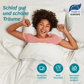 OTTO home Gewichtsdecke OTTO HOME "Jayden, Bettdecke 135x200 cm", grau (anthrazit), B:155cm L:220cm, Bezug: 100% Baumwolle. Füllung: 100% Polyester, Bettdecken, Bettdecken, Sommer, Winter, Decke fördert ruhigen Schlaf
