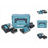 Makita Makita, Schleifmaschine + Poliermaschine, DBO 382 RM1J Akku Schwingschleifer 18 V 93 x 185 mm Brushless + 1x Akku 4,0 Ah + Ladegerät + (200 W)