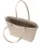 Valentino Zero Re Shopper Kunstleder Beige