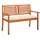 vidaXL Gartenbank 120 x 19 x 89 cm Eukalyptus