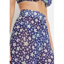 lscn by lascana Strandhose figurumspielend lang Blau 42