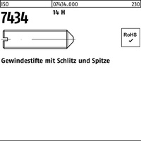 Industrial Quality Supplies ISO 7434 Gewindestifte mit Spitze &