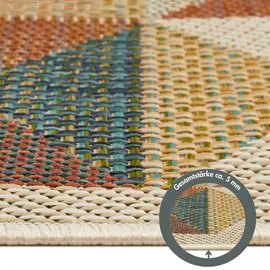 Andiamo Teppich Sedona Kästchen multi 160 x 230 cm