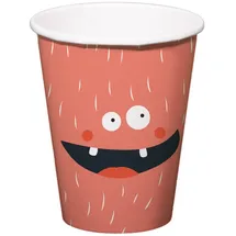 Folat Pappbecher 0,25 l Rot 6 St.