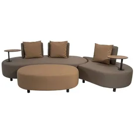 Lesli-Living Lesli Living Multifunktions Lounge-Set "Calidad" - Braun