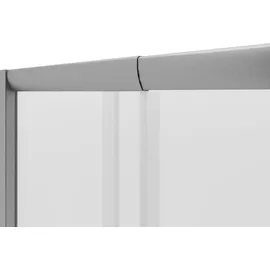 Schulte Home Schulte Eckdusche Sunny, variabler Verstellbereich 75x75 - 90x90 cm, Höhe: 175 cm, 4 mm Sicherheitsglas, Eckeinstieg mit Schiebetüren