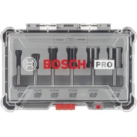 Bosch Nutfräser-Set 6-teilig 6-mm-Schaft