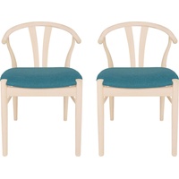 Hammel Furniture Holzstuhl »Findahl by Frida«, (Set), 2 St., Stoff, Massivholz, gepolsterte Sitzfläche, versch. Farbvarianten