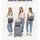 luxuskollektion Rucksack 15,6 l grau