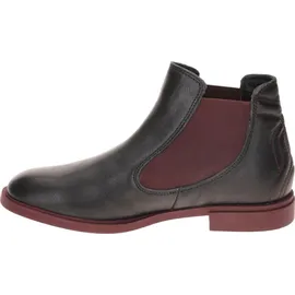 THINK! Think NINA Damen chromfrei gegerbte nachhaltige Chelsea Boot Stiefelette, schwarz 40 EU