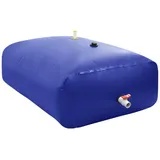 vidaXL Wassertank mit Wasserhahn Faltbar 2100 L PVC