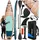 Neo-Sport Stand Up Paddle Board 350 x 81 x 15 cm Blau/Braun
