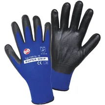 leipold doehle 1165-8 Nylon Super Grip Nitrile Nylon Arbeitshandschuh Größe (handschuhe): 8, M En 38
