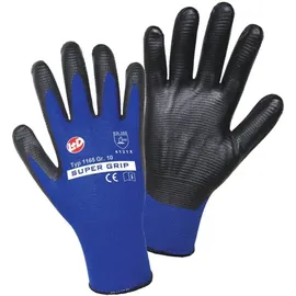 leipold doehle 1165-8 Nylon Super Grip Nitrile Nylon Arbeitshandschuh Größe (handschuhe): 8, M En 38