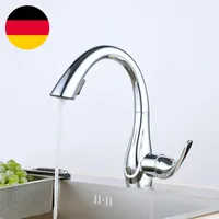 Küchenarmatur Mit Ausziehbar Brause, Modern Einhand-Spültischbatterie Wasserhahn