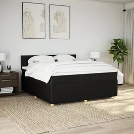vidaXL Boxspringbett 180 x 200 cm Schwarz