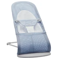 BabyBjörn Babywippe Balance Soft, Netzstoff, Himmelblau/Weiß