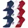 NFL Socken NFL SHIELD 9er Pack Blau/Rot/Weiß 39-42
