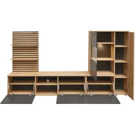 Die Möbelfundgrube Wohnwand Heathrow Holzoptik Artisan-Eiche