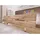 Massivmoebel24 Balkenbett 180 x 200 cm Bianco Geölt Beige