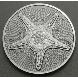 Silbermünze 1oz Silver Star 2019 (Cook Islands)