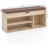 KADIMA DESIGN WL5.344 104 x 51 x 32 cm beige gepolstert / beige
