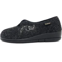 Fischer Hausschuhe in Grau 42