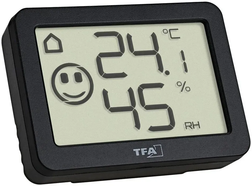 Preisvergleich Produktbild TFA Dostmann Hygrometer TFA Dostmann Thermo-/Hygrometer Schwarz