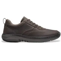 Clarks für Herren. 26175191 Pro Lace braune Lederturnschuhe (43), Wohnung, Schnürsenkel, Lässig