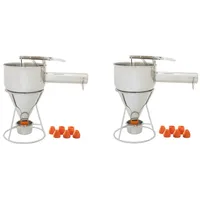 EGenuss Küchenorganizer-Set eGenuss Edelstahl Backtrichter Pfannkuchen Teigspender