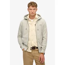 Superdry Essential Logo Zip Hoodie Herren Grau L