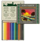 Faber-Castell 211002 - Polychromos Farbstift, Sonderedition, 24er Metalletui