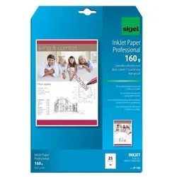 Inkjet Papier A4 160g spezialbeschichtet hochweiß 25 Blatt