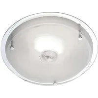GLOBO Chrom Deckenleuchte 1 E27 rund