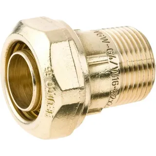 Beulco BEU Übergangsstück gerade AG, 32x2,9/3mm, Stützrohr fest