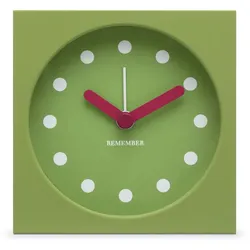 Remember - Tischuhr mit Wecker, batteriebetrieben, Garden
