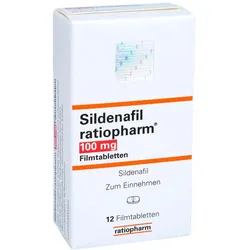 SILDENAFIL ratiopharm 100 mg Filmtabletten 12 St