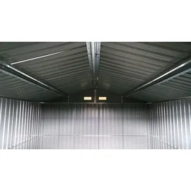 ALEOS. Gartenhaus 3,6 x 3 m Grau