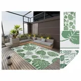 vidaXL Outdoor-Teppich Grün 190x290 cm PP