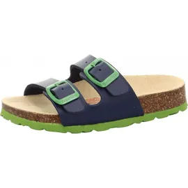 superfit Fussbettpantoffel Blau/Grün 29