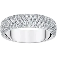 Thomas Sabo Silber 925 Ring mit Zirkonia (synth.), silberfarben